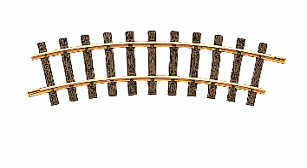LGB 11000 R1, 30-Degree Brass Curved Track